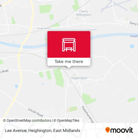 Lee Avenue, Heighington map