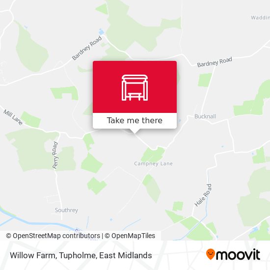 Willow Farm, Tupholme map