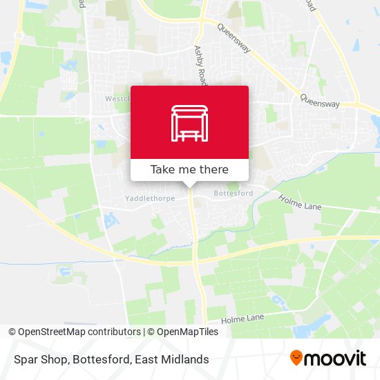 Spar Shop, Bottesford map