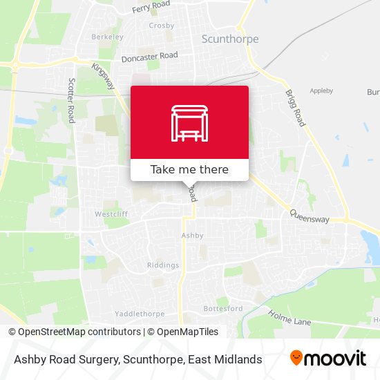 Ashby Road Surgery, Scunthorpe map