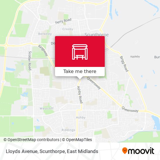 Lloyds Avenue, Scunthorpe map