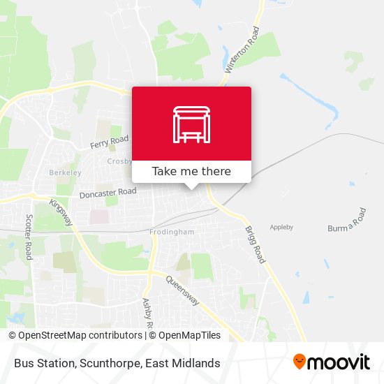 Bus Station, Scunthorpe map