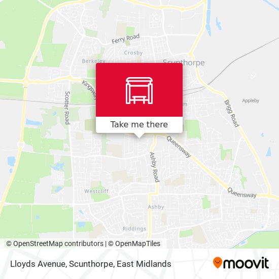 Lloyds Avenue, Scunthorpe map
