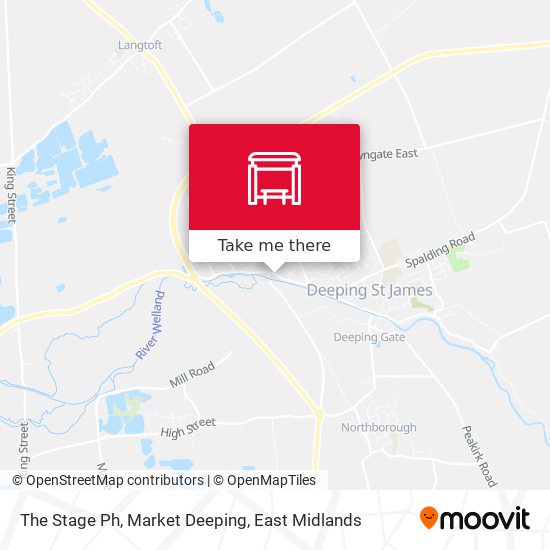 The Stage Ph, Market Deeping map