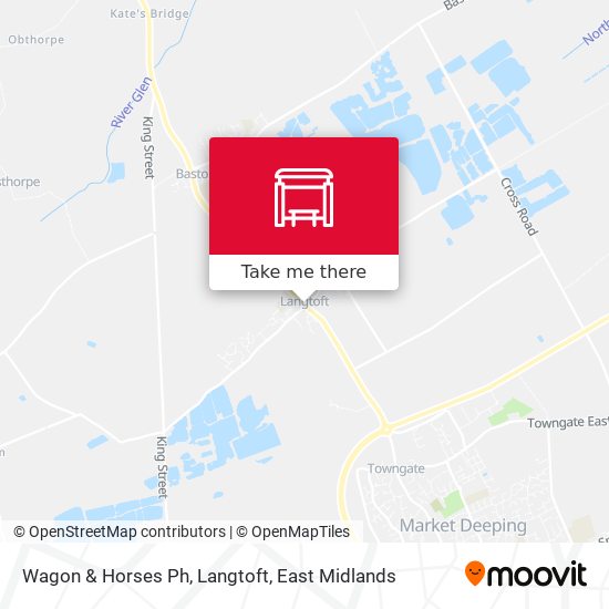 Wagon & Horses Ph, Langtoft map
