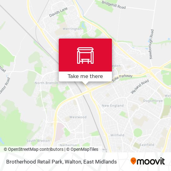 Brotherhood Retail Park, Walton map