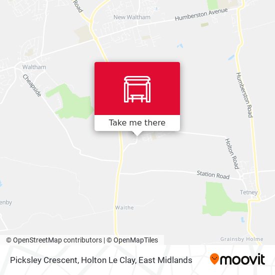 Picksley Crescent, Holton Le Clay map