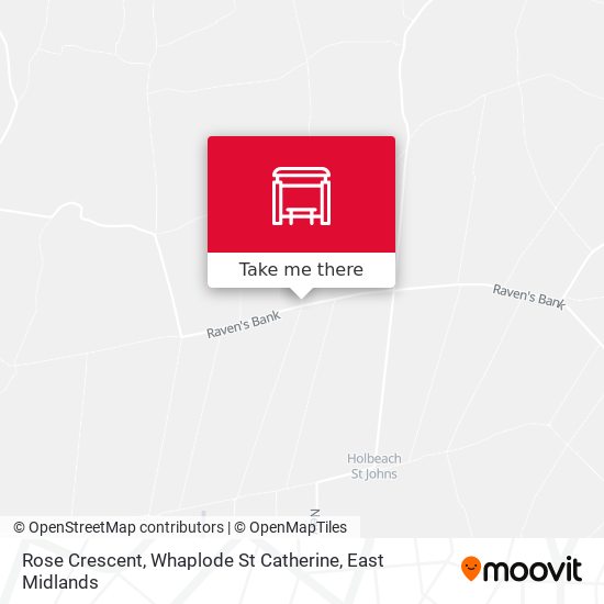 Rose Crescent, Whaplode St Catherine map