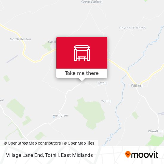 Village Lane End, Tothill map