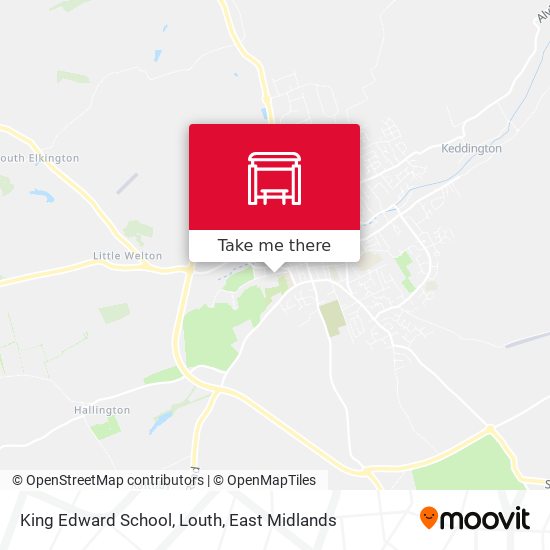 King Edward School, Louth map