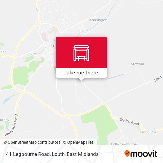 41 Legbourne Road, Louth map