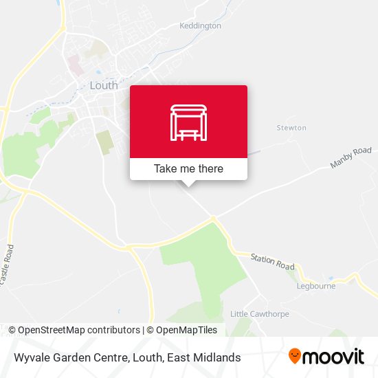 Wyvale Garden Centre, Louth map