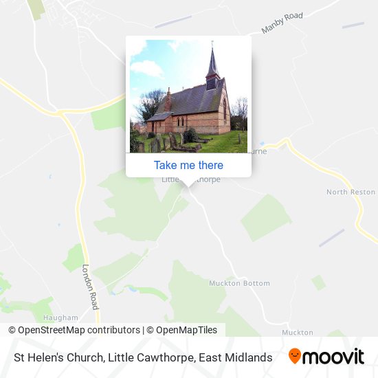 St Helen's Church, Little Cawthorpe map