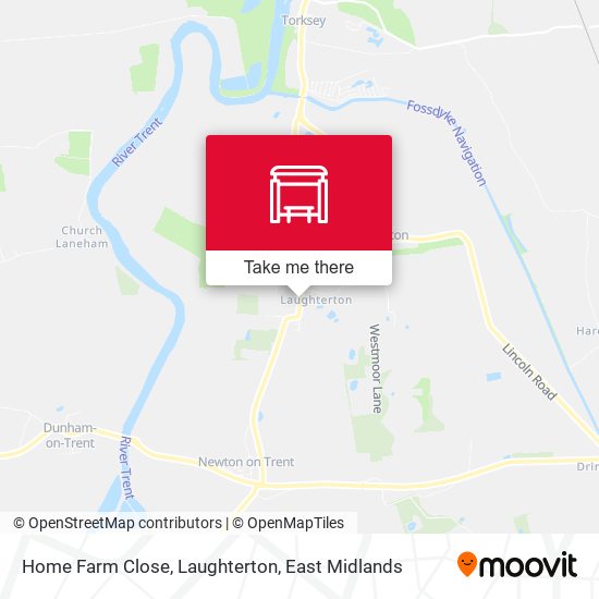 Home Farm Close, Laughterton map