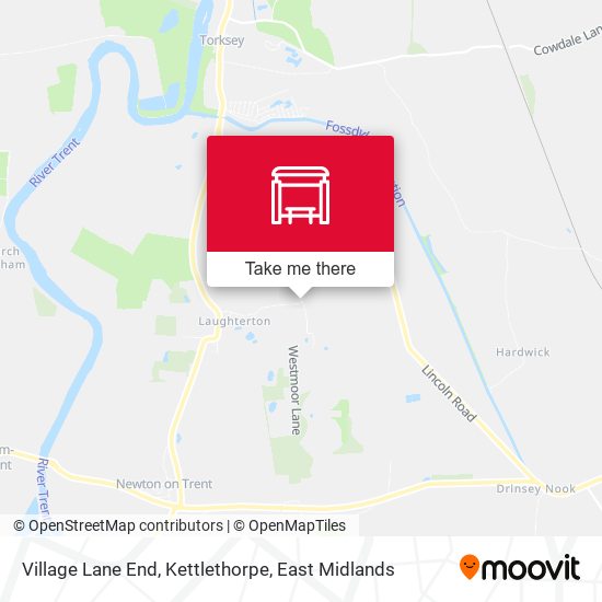 Village Lane End, Kettlethorpe map