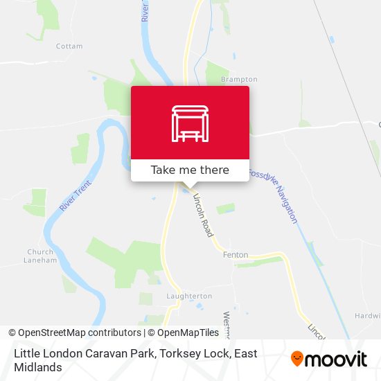 Little London Caravan Park, Torksey Lock map