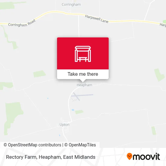 Rectory Farm, Heapham map