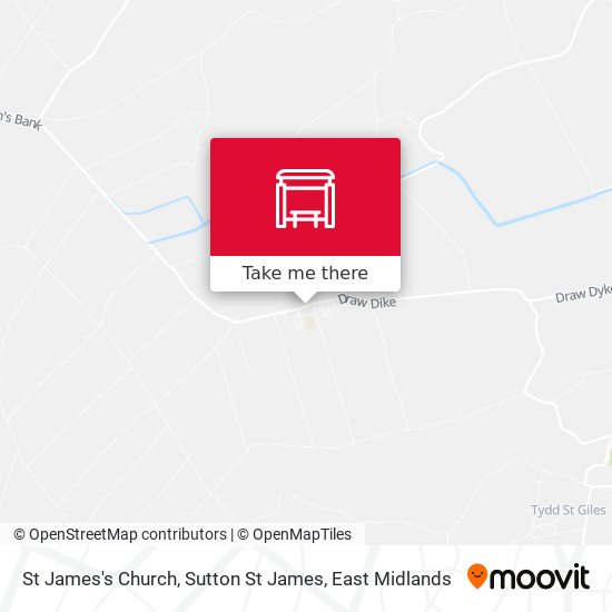 St James's Church, Sutton St James map