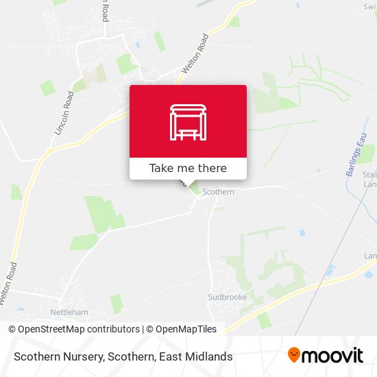 Scothern Nursery, Scothern map