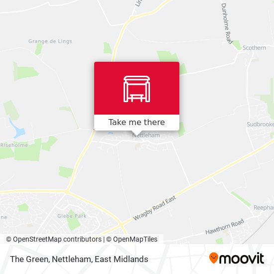The Green, Nettleham map