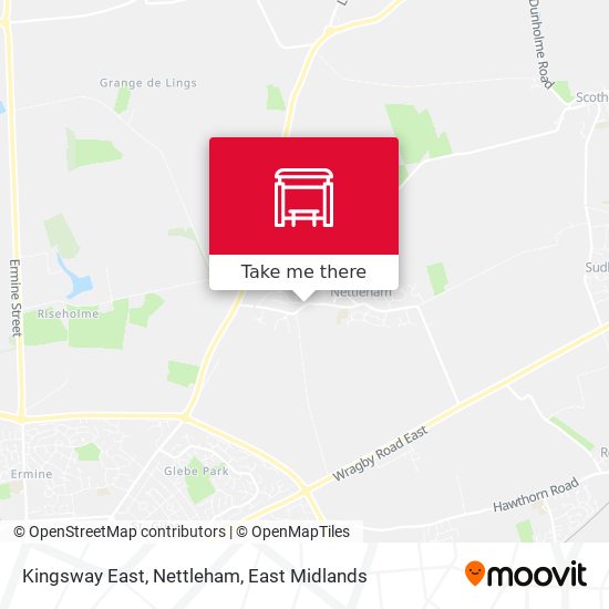 Kingsway East, Nettleham map