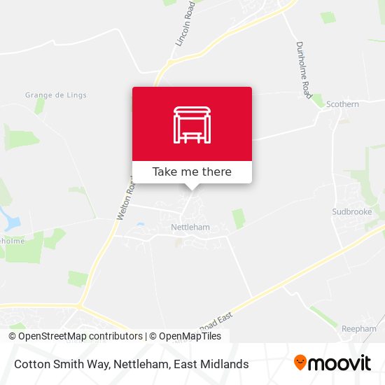 Cotton Smith Way, Nettleham map