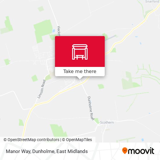 Manor Way, Dunholme map