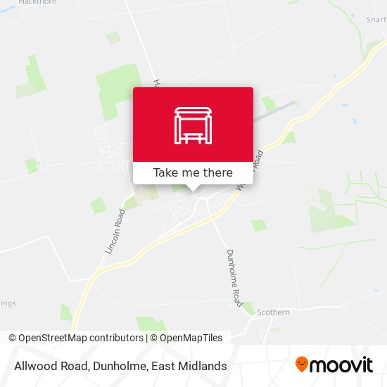 Allwood Road, Dunholme map