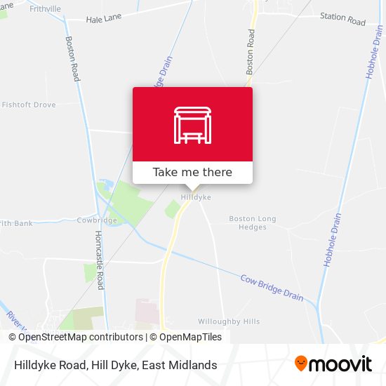 Hilldyke Road, Hill Dyke map