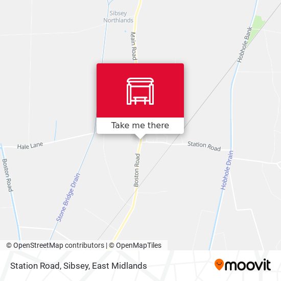 Station Road, Sibsey map