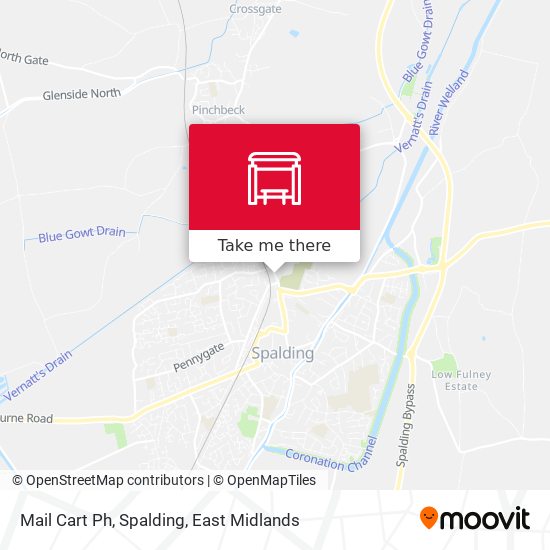 Mail Cart Ph, Spalding map