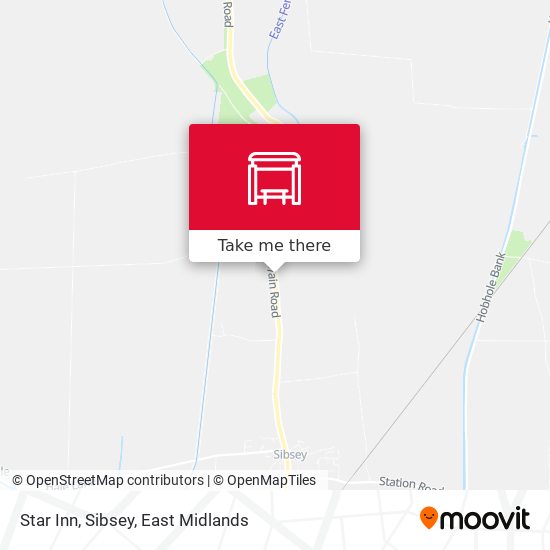 Star Inn, Sibsey map