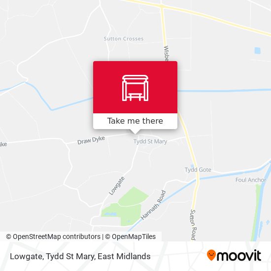 Lowgate, Tydd St Mary map