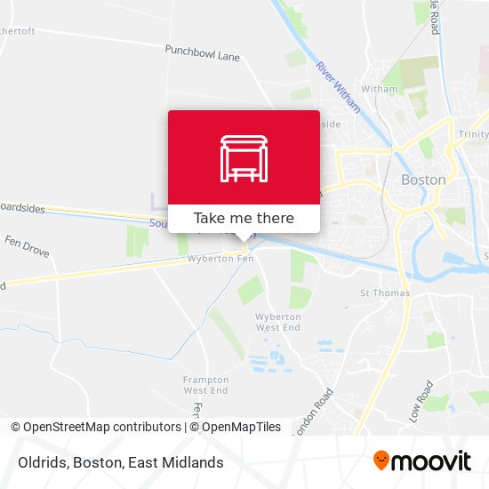 Oldrids, Boston map