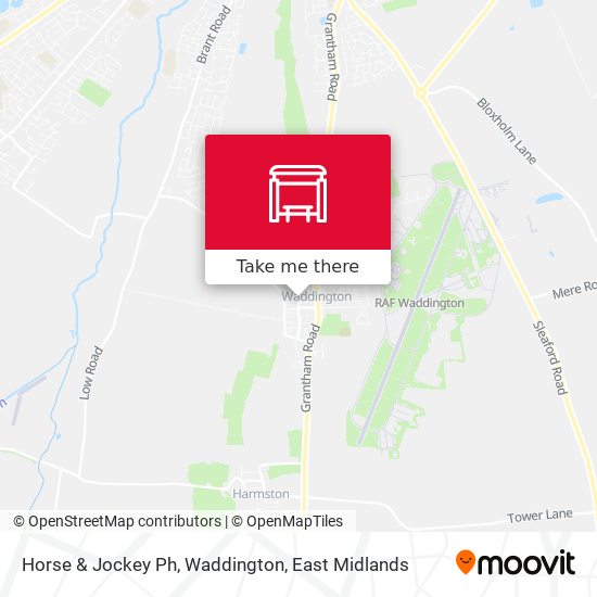 Horse & Jockey Ph, Waddington map