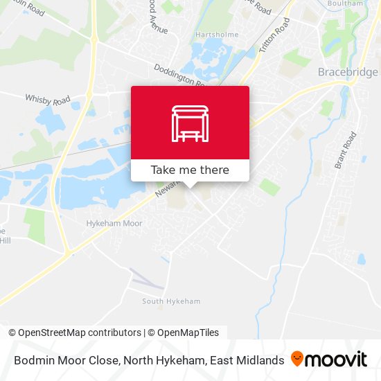 Bodmin Moor Close, North Hykeham map
