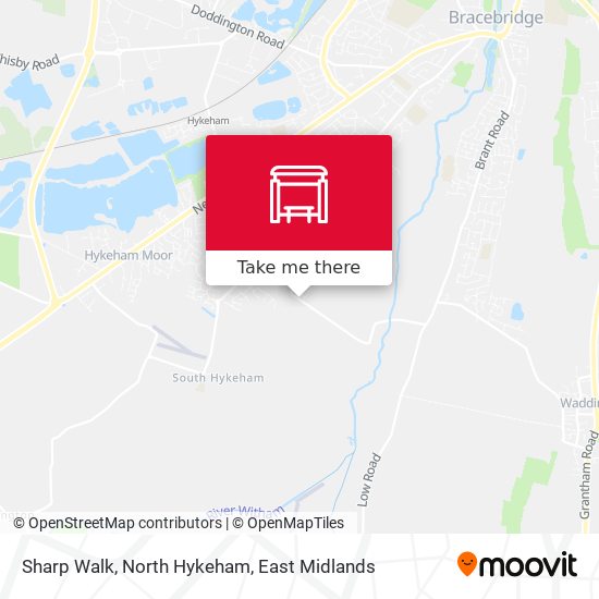 Sharp Walk, North Hykeham map