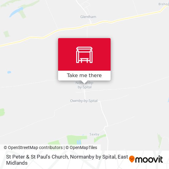 St Peter & St Paul's Church, Normanby by Spital map