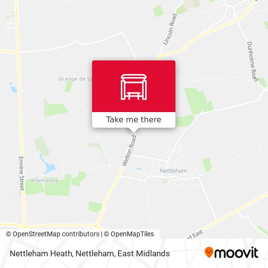Nettleham Heath, Nettleham map