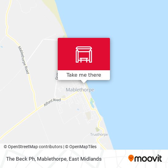 The Beck Ph, Mablethorpe map