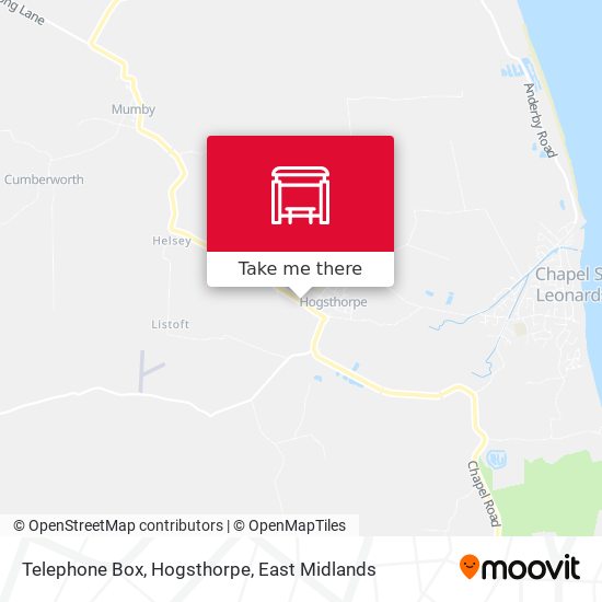 Telephone Box, Hogsthorpe map