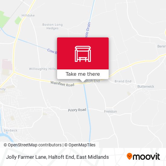 Jolly Farmer Lane, Haltoft End map