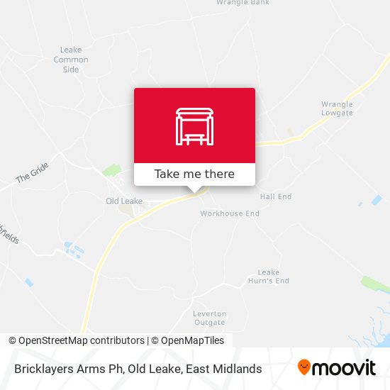 Bricklayers Arms Ph, Old Leake map