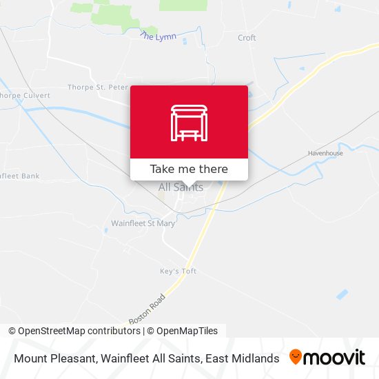 Mount Pleasant, Wainfleet All Saints map