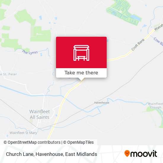Church Lane, Havenhouse map