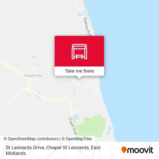 St Leonards Drive, Chapel St Leonards map