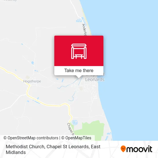 Methodist Church, Chapel St Leonards map