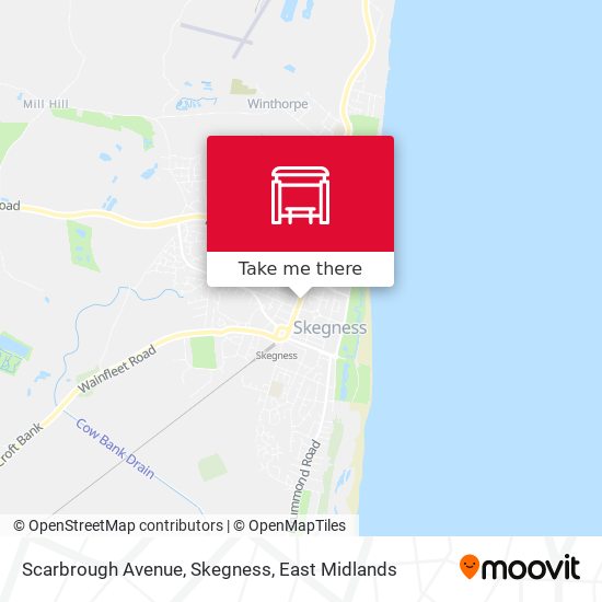 Scarbrough Avenue, Skegness map