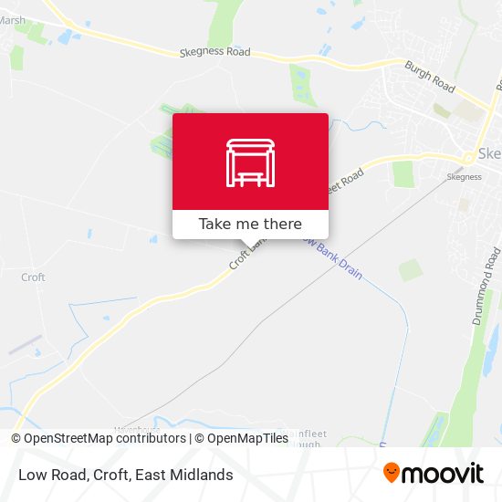 Low Road, Croft map