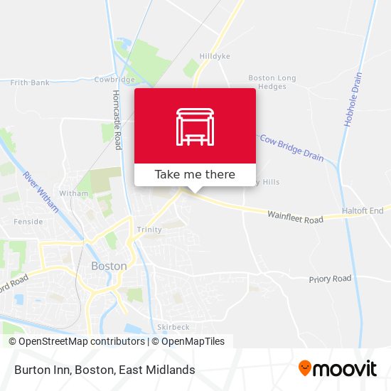 Burton Inn, Boston map